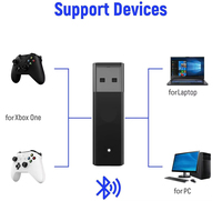 Receptor USB Inalámbrico para Control de Xbox One Series, Adaptador de Segunda Generación para PC con Windows 10, Adaptador para Gamepad de Computadora Portátil