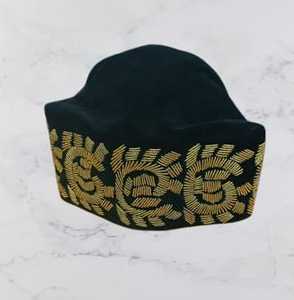 Casquette Fila Gobi Style Royal, Coiffe de Luxe Yoruba pour Événements Formels - Product Image 4