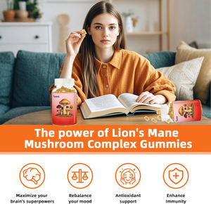 หมากฝรั่งเห็ดพร้อมแผงคอสิงโตช่วยเพิ่มภูมิคุ้มกันส่งเสริมการย่อยอาหารบรรเทาความเครียด - Product Image 3