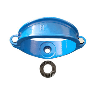 Collier <span class=keywords><strong>de</strong></span> serrage en fonte ductile haute pression pour tuyau en <span class=keywords><strong>PVC</strong></span> 110 mm, revêtement en résine époxy, garantie 3 ans - Product Image 2