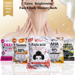 Jabón en Barra Transfronterizo en Bolsa, con Cúrcuma, AHA y Frutas, Arbutina, Iluminador, Hidratante, Limpiador, <span class=keywords><strong>Exfoliante</strong></span>, Purificador de Piel, 80g - Product Image 3