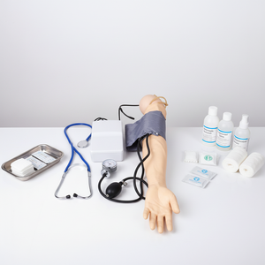 แบบจำลองฝึกวัด<span class=keywords><strong>ความ</strong></span><span class=keywords><strong>ดัน</strong></span><span class=keywords><strong>โลหิต</strong></span><span class=keywords><strong>ที่</strong></span>แขน HC-S154 สำหรับคลินิกและการฝึกอบรมทาง<span class=keywords><strong>การ</strong></span>แพทย์ - Product Image 1