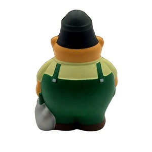 뚱뚱한 노동자 질퍽한 장난감 참신 안티 불안 스트레스 볼 선물 PU 폼으로 만든 - Product Image 4