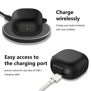 เคสซิลิโคนอ่อนนุ่มสำหรับซัมซุง บัดส์ ไลฟ์ กาแลคซี่ บัดส์ 2 โปร เอฟอีหูฟังบลูทูธฝาครอบกันกระแทก - Product Image 2