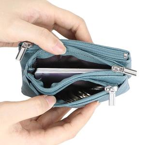 AndoBag Mini Leather Coin Purse with Keychain, Multi <b>Storage</b> <b>Bag</b> for Women, Minimalist Coin & Key <b>Zip</b> Wallet 1692 - Product Image 5