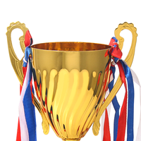 NUEVO Trofeo Deportivo Personalizado de Metal Grande para Competiciones Musicales, Eventos Académicos y Programas de Reconocimiento Corporativo