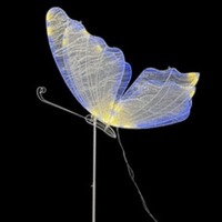 Nouvelle Décoration Romantique de Mariage : Pendentif Papillon Magique Coloré en Fer de Haute Qualité pour Allée de Mariage