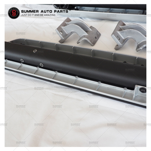 Accesorios para automóviles Pedal de pie de coche de aluminio Pasos laterales Estribos para Landrover <span class=keywords><strong>Defender</strong></span> 110 Pasos laterales - Product Image 4