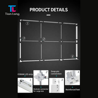 Affichage de stand d'exposition d'événement de TianLang 10x10 avec l'affichage de boîte à lumière de salon de publicité de boîte à lumière de LED