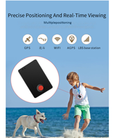 AD50 Traceur GPS Mini Sans Fil 4G pour Voiture avec Bouton d'Alarme SOS Multi-Scénarios