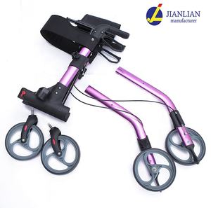 障害者用ローラーウォーカー折りたたみ式ホイール付き前腕ウォーカーローラー - Product Image 5