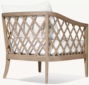 Sofá de Teca Moderno de Alta Calidad para Todo Clima, Muebles Cómodos, Conjunto Seccional para Exteriores, Patio, Jardín, Villa, Terraza - Product Image 4