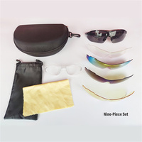 Sports de plein air coupe-vent protection des yeux en plastique parasol lunettes de soleil masque équitation équipement de protection