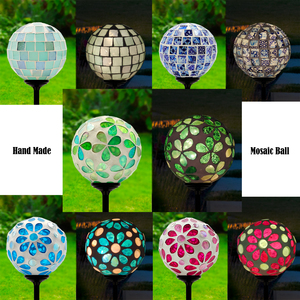 Luces Decorativas de Mosaico, Esferas de Luz, Luces Solares para Jardín, Luces para Caminos de Jardín - Product Image 3