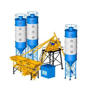 Tanaman pengaduk beton dengan semen Silo 35 meter kubik beton stasiun pencampur peralatan produksi dengan harga terbaik - Product Image 3