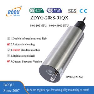 BOQU ZDYG-2088-01 tanaman pengobatan saluran air pabrik Online industri FTU NTU MLSS <span class=keywords><strong>Sensor</strong></span> penyelidik elektroda - Product Image 4