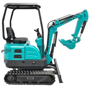 Chuangxin Cx 15T Professioneel Ontwerp Laag Brandstofverbruik Duurzaam 1 Ton Mini Digger Crawler Mini Graafmachine Machine Met Reserveonderdelen