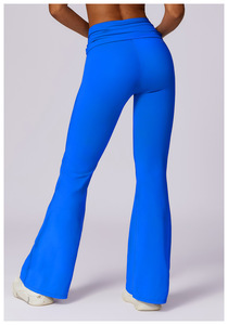 CNSHELL Casual a gamba larga Leggings Yoga a <span class=keywords><strong>vita</strong></span> <span class=keywords><strong>alta</strong></span> stretti che corrono all'esterno indossano Micro <span class=keywords><strong>pantaloni</strong></span> Fitness da <span class=keywords><strong>donna</strong></span> - Product Image 4