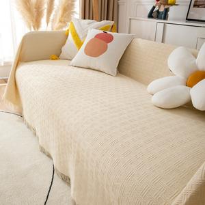 Funda de Sofá Nórdica Jacquard, Elástica, de 190-230 cm, Cobertura Total, Tipo Acolchado, Material Combinado, Lavable a Máquina - Product Image 4