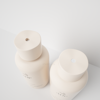 Bouteille en plastique PET avec étiquette personnalisée pour les soins de la peau Shampooing cosmétique Large Round Twist up Unique Body Wash Pet Bottle 100ml 120ml 150ml