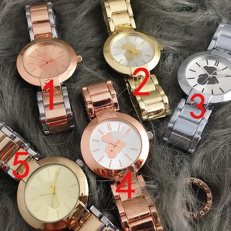 Hochwertige Modeschuhmarke Damen Spanien Tousen Jewelry Watch Logo Quarzuhr feine Geschenk-Auswahl Großauftrag