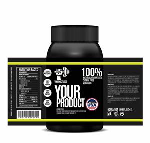 Tùy Chỉnh Chăm Sóc Sức Khỏe Sản Phẩm Chai Nhãn Tùy Chỉnh Dán Tự Dính Logo Không Thấm Nước Vinyl Dược Phẩm Bao Bì Nhãn - Product Image 4