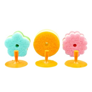 Di alta qualità durevole della cucina Scrubber spugna assorbente riciclare spugna di Silicone spugna <span class=keywords><strong>papà</strong></span> - Product Image 2