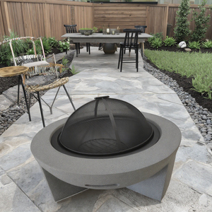 Yoho Patio Customizable Indoor Iron <b>Fire</b> <b>Pit</b> <b>Table</b> with Smokeless Propane Gas <b>Fire</b> for Garden or Christmas Holiday - Product Image 4