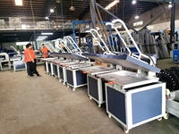 Imprimante thermique manuelle pour ruban et cordon de 25x140 cm, machine de transfert thermique à haute température pour cordon