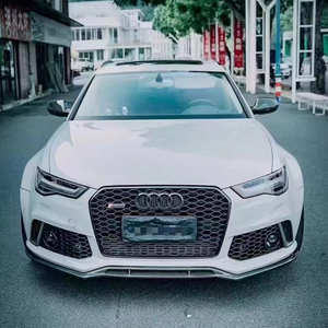 Adecuado para <span class=keywords><strong>Audi</strong></span> RS6 <span class=keywords><strong>C7</strong></span> Carbon Fiber Front Lip Wet Carbon - Product Image 2
