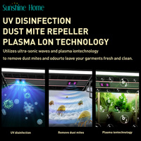 Séchoir à linge électrique intelligent Sunshine Home pour plafond avec commande vocale, éclairage LED et design métallique pour usage intérieur