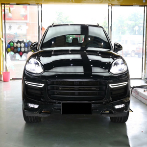 ชุดแต่งกันชนรถยนต์สำหรับ <span class=keywords><strong>Porsche</strong></span> <span class=keywords><strong>Cayenne</strong></span> 958.2 อัพเกรดเป็นชุดแต่ง Turbo <span class=keywords><strong>GTS</strong></span> ประกอบด้วยกันชนหน้าและสเกิร์ตข้าง - Product Image 4