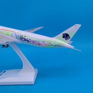 Modèle d'avion Airbus et Boeing de 30 cm avec éclairage LED, en résine moulée sous pression, avec support d'exposition, objet de collection - Product Image 3