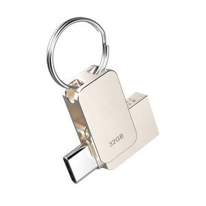 Kim loại mini 2 trong <span class=keywords><strong>1</strong></span> OTG ổ đĩa flash 8GB 16GB 32GB 64GB Xoay <span class=keywords><strong>USB</strong></span> C Pendrive Memory Stick Key Ring Loại C <span class=keywords><strong>USB</strong></span> - Product Image 2