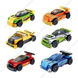Bloques de Construcción Personalizados de la Serie de Autos, Auto Deportivo Creativo, Montacargas, Auto de Carreras Urbano, Sedán, Decoración de Escenas Urbanas, Juguete de Bloques de Construcción - Product Image 6