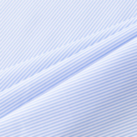 Tissu en Coton Rayé Bleu 100 % Coton Super Vendu pour Chemise Homme