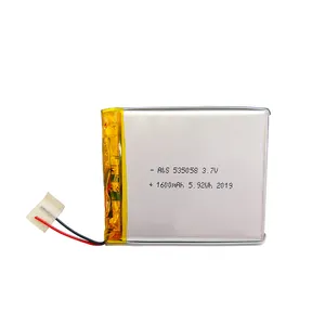UL1642证书锂聚合物电池可充电3.7V 3200毫安时脂肪电池535058