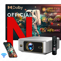 Projecteur Dolby ARC 1800CVIA 4k Full HD, projecteur Proyector 4k Wifi Smart TV, projecteur vidéo natif 1080p, projecteurs de jeux vidéo 4k