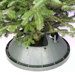 Support de base pour arbre de Noël en forme de tour ronde, pour arbre naturel, décoration de salon, fête, avec accessoires de fixation par vis, châssis - Product Image 6