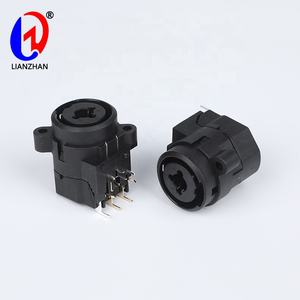 Adaptateur de haut-parleur audio <span class=keywords><strong>XLR</strong></span> 1/4 <span class=keywords><strong>Combo</strong></span> <span class=keywords><strong>Jack</strong></span> 11 broches Noir Montage sur panneau Connecteur pour équipement audio professionnel - Product Image 4