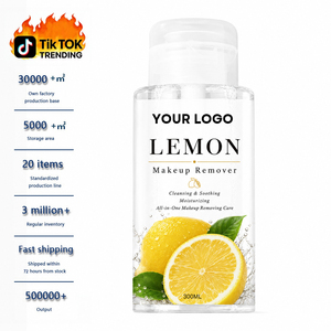 Struccante Delicato al Limone Vegano Tutto-in-Uno 300ml, Detergente Lenitivo Idratante, Rimuove il Trucco Residuo, Libera i Pori per Tutto il Viso - Product Image 3