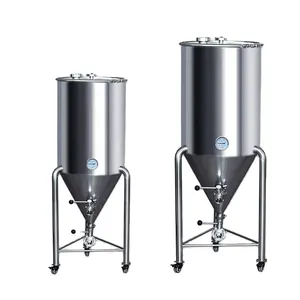 Conical Fermenter Beer Brewing Equipment Home Brewery Equipment 304 Stainless Steel Fermentation Tank For Sale