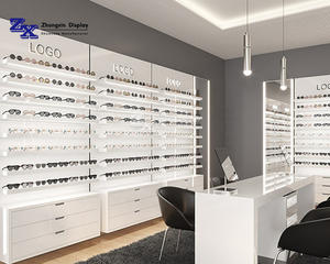 Exhibidor de Pared para Gafas Personalizado, Estante de Exhibición de Pared para Óptica - Product Image 3