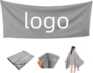 Serviette de plage grande taille en microfibre, séchage rapide, anti-sable, avec poignées, portable, avec sac de rangement pour la natation, la gym, le camping - Promotion - Product Image 4