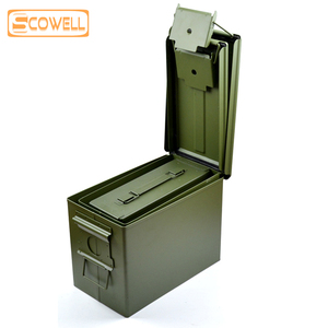 Langlebige Wasserdichte .30CAL .<span class=keywords><strong>50CAL</strong></span> Metall-Aufbewahrungsbox M2A1 Mit Griff PA108 M19A1 Metallkanister Lithium-Batterie Explosionsgeschützter Koffer - Product Image 2