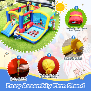 <span class=keywords><strong>Casa</strong></span> de rebote inflable 7 en 1, <span class=keywords><strong>casa</strong></span> hinchable con pozo de bolas para niños, fiesta interior al aire libre, Diversión Familiar, obstáculos, niño pequeño Jump <span class=keywords><strong>Bou</strong></span> - Product Image 6