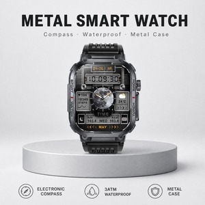 Premium Men's Sports Smartwatch 3ATM Waterproof 2.02 Inch BT Call Heart Rate Flashlight Multi-Sport Modes Factory Wholesale - Product Image 1