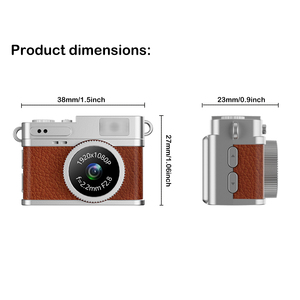 Mini Keychain Máy Ảnh 1080P Mini Retro Kỹ Thuật Số Xách Tay Nhỏ <span class=keywords><strong>Video</strong></span> Máy Ảnh Mini Vòng Cổ Máy Ảnh - Product Image 6