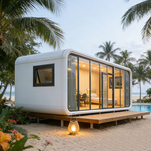 Nuevo Diseño de Casa Prefabricada Moderna Tipo Cabaña <span class=keywords><strong>Apple</strong></span>, <span class=keywords><strong>Precio</strong></span> de Casa Contenedor Portátil Prefabricada de 20 pies/40 pies, Oficina Impermeable - Product Image 1