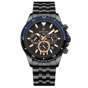 นาฬิกาข้อมือผู้ชาย Reward Business Relojes Hombre Sport หรูหรา สายสแตนเลส โครโนกราฟ กันน้ำ นาฬิกาควอตซ์สำหรับผู้ชาย - Product Image 2
